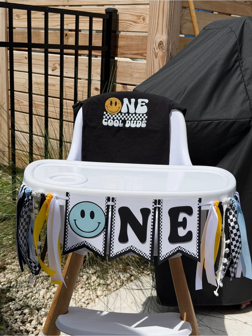 Smiley Face / ONE Cool Dude Birthday Theme Decorations